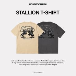 House of Smith Kaos Pria Lengan Pendek - Stallion Tshirt - T Shirt