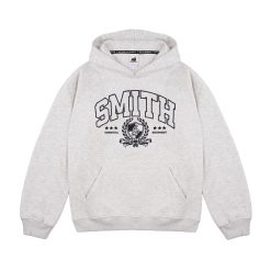 House of Smith Sweater Hoodie Oversized Pria - Badges Embro Oversized Hoodie Heather Grey #