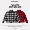 House of Smith Jaket Pria - Flamos Boxy Jacket - Flannel Jacket Boxy
