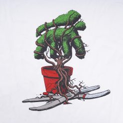 Alternative view of House of Smith Kaos Oversize Pria - Bonsai Oversized Tshirt White - Oversize T Shirt