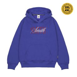House of Smith Sweater Hoodie Oversized Pria - Sherif Letter Oversized Hoodie Blue