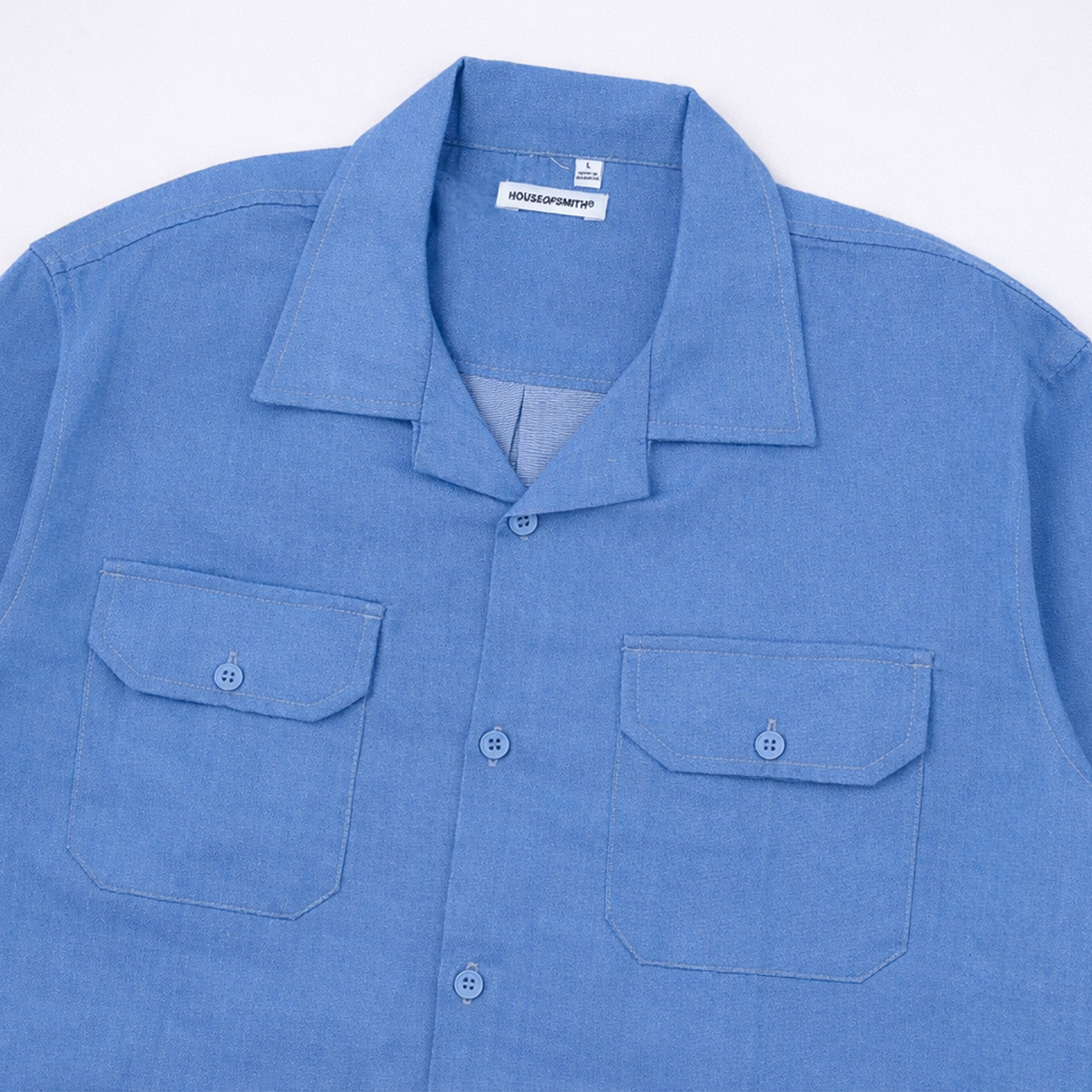 House of Smith Kemeja Pria - Grog Garage Shirt - Long Shirt - Image 3