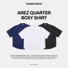 House of Smith Kemeja Boxy Pria - Arez Quarter Boxy Shirt - Boxy Shirt