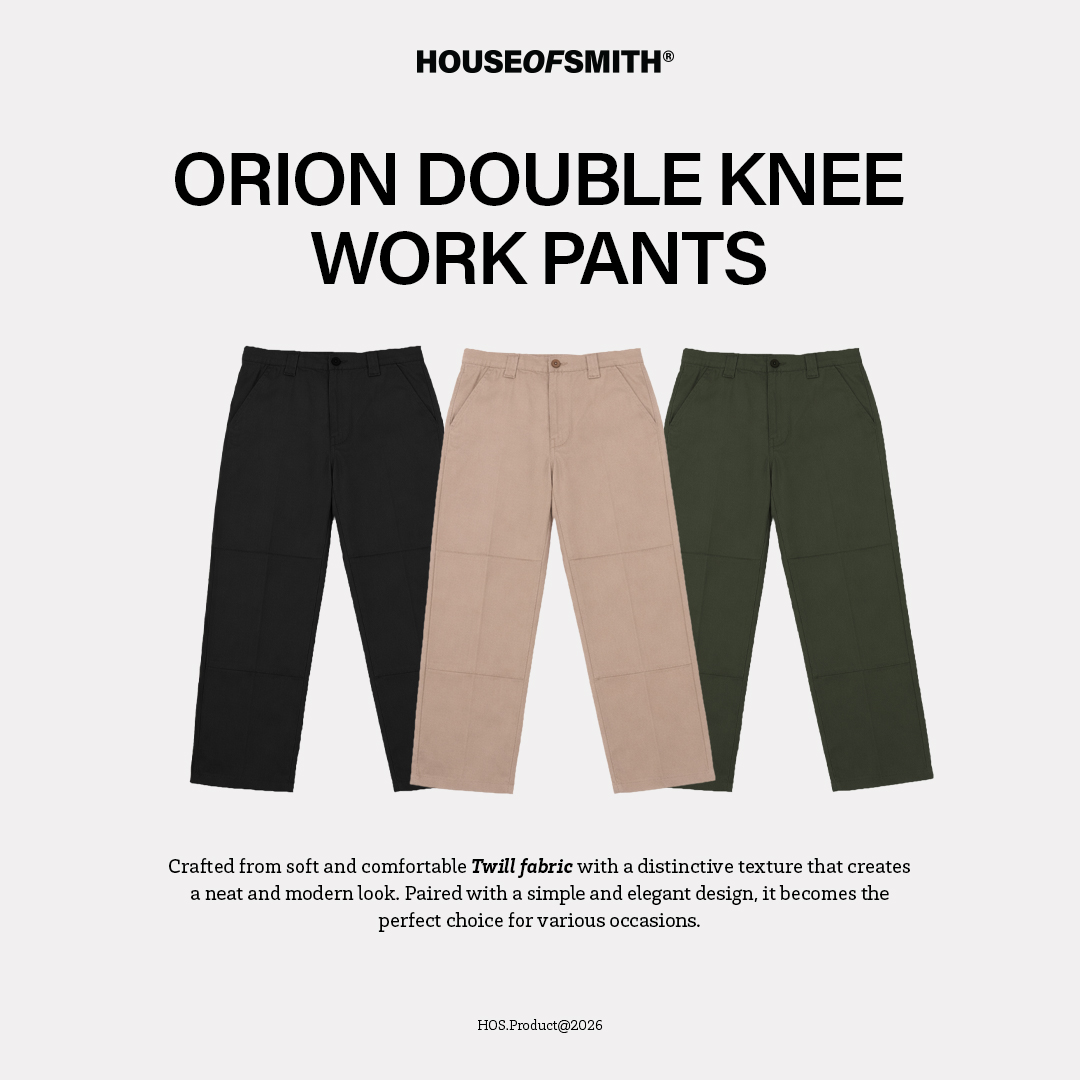 House of Smith Celana Work Pants - Orion Double Knee Work Pants - Pants