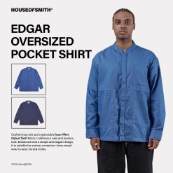 Alternative view of House of Smith Kemeja Pria - Edgar Oversized Pocket Shirt - Long Shirt