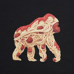 Alternative view of House of Smith Kaos Pria Lengan Pendek - Pasta Logo Tshirt Black - T Shirt