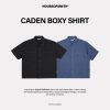 House of Smith Kemeja Boxy Pria - Caden Boxy Shirt - Boxy Shirt