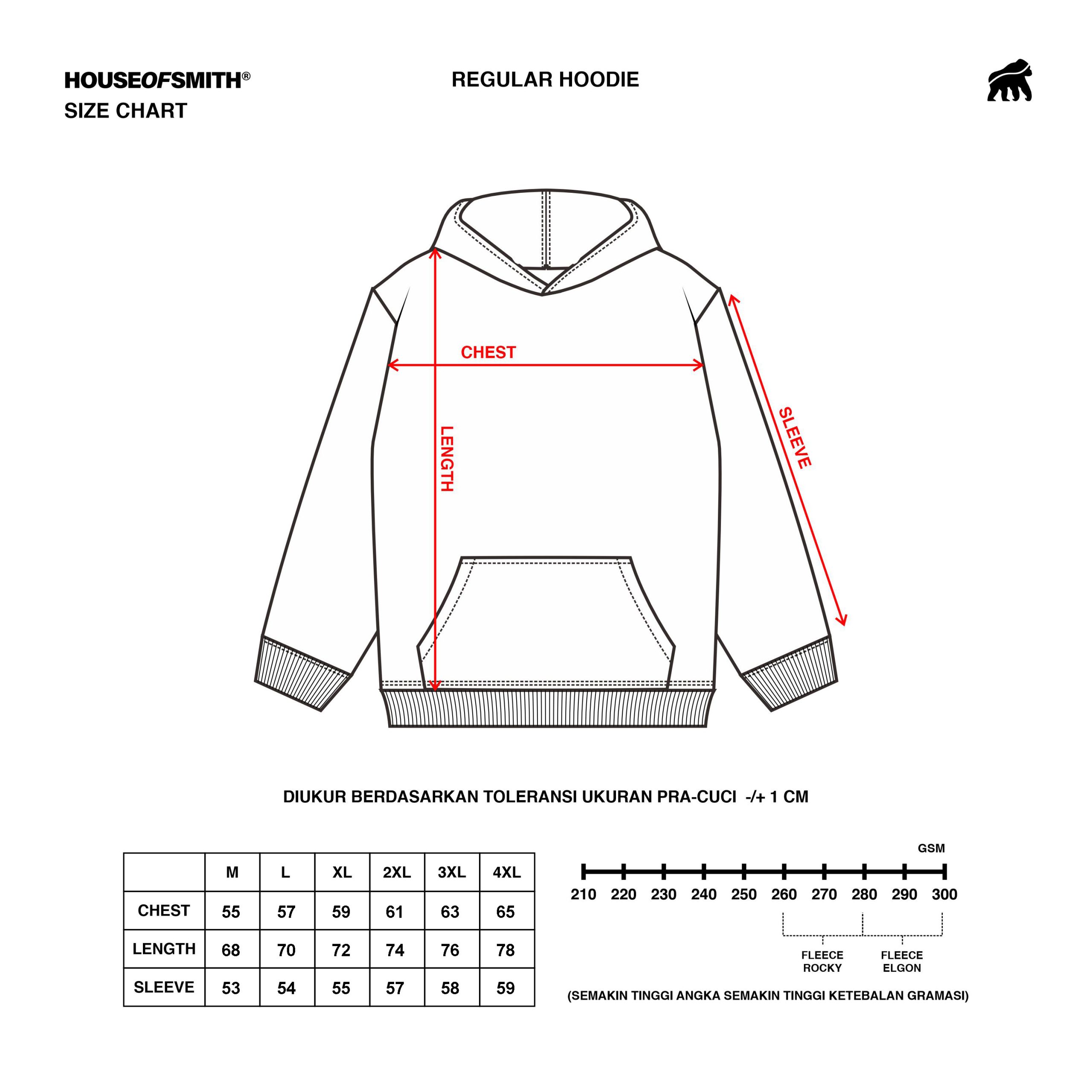 House of Smith Sweater Hoodie Oversized Pria - Faith Oversized Hoodie Heather Grey #2 - Image 5