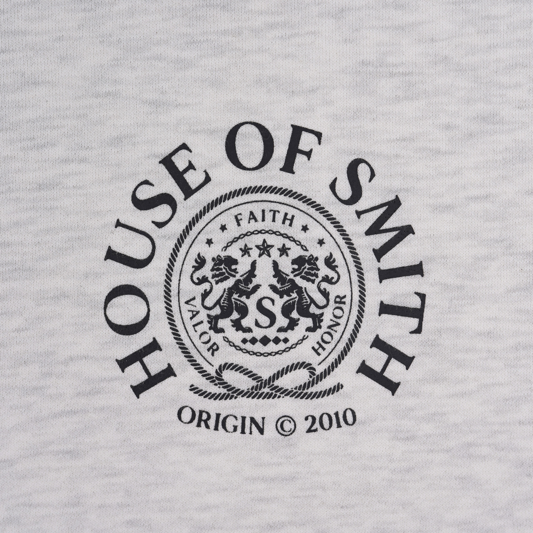 House of Smith Sweater Hoodie Oversized Pria - Faith Oversized Hoodie Heather Grey #2 - Image 4