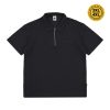 House of Smith Polo Shirt - Morreti Polo Zip Black #2 - Kaos Polo Pria