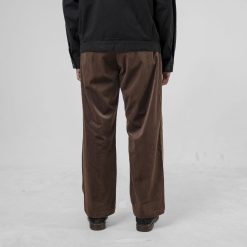 Alternative view of House of Smith Celana Corduroy Panjang Pria - Louis Corduroy Relax Pants Brown - Long Relax Pants