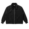 House of Smith Jaket Sherpa Pria - Ironlock Sherling Jacket Black - Sherpa Jacket Boxy