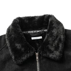 Alternative view of House of Smith Jaket Sherpa Pria - Ironlock Sherling Jacket Black - Sherpa Jacket Boxy