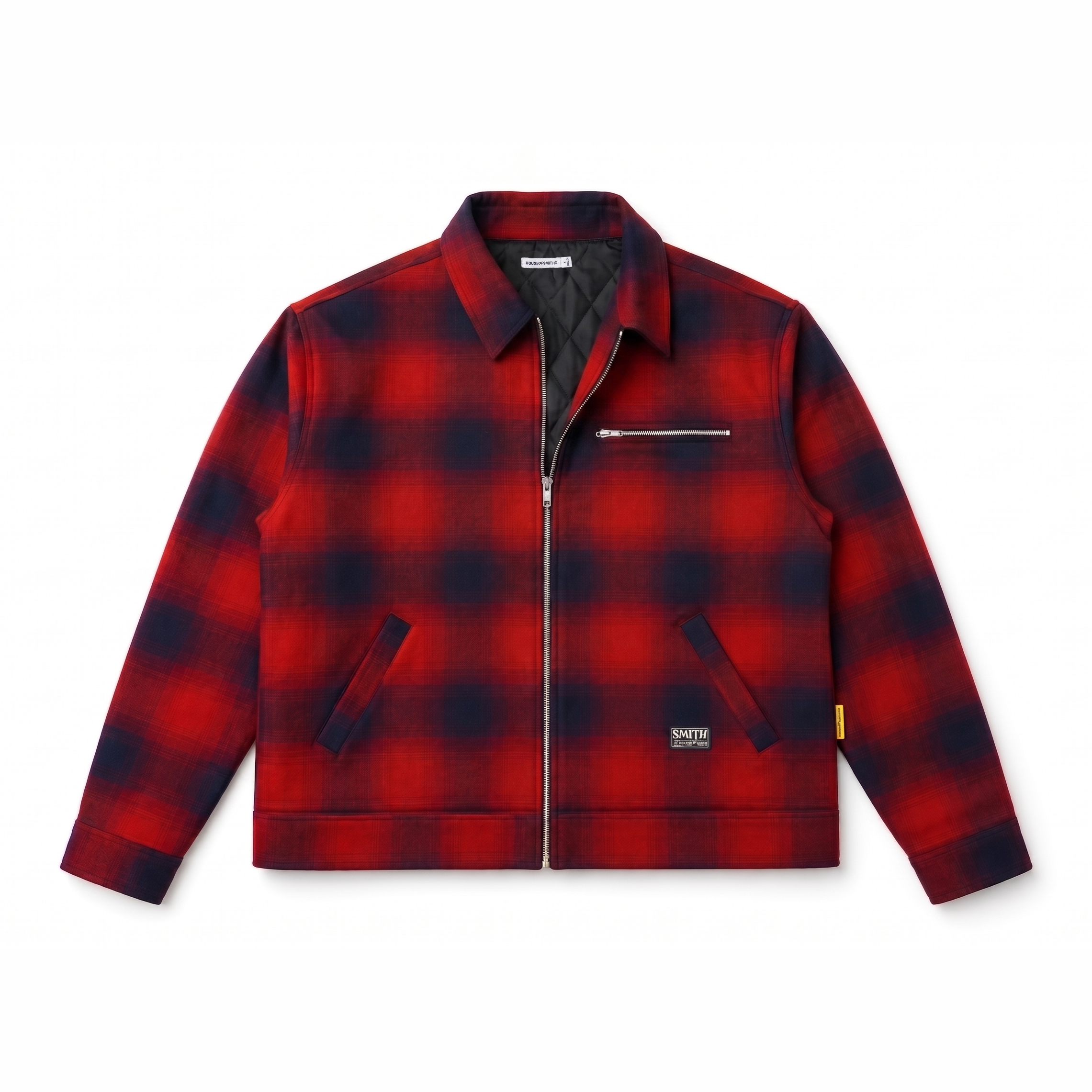 House of Smith Jaket Pria - Flamos Boxy Jacket - Flannel Jacket Boxy - Image 3