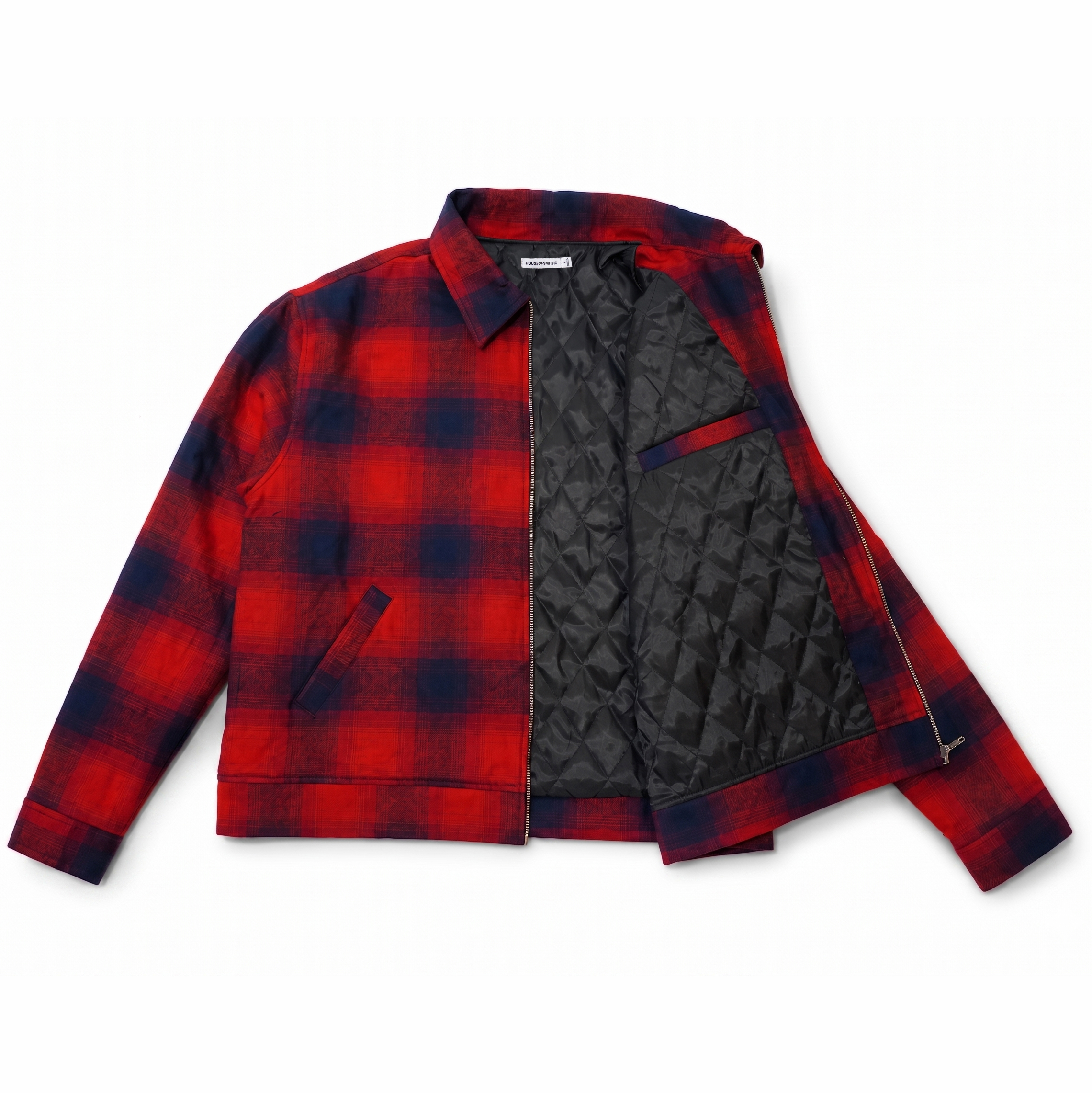 House of Smith Jaket Pria - Flamos Boxy Jacket - Flannel Jacket Boxy - Image 4