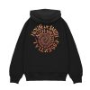House of Smith Sweater Hoodie Oversized Pria - Spiral Oversized Hoodie Black
