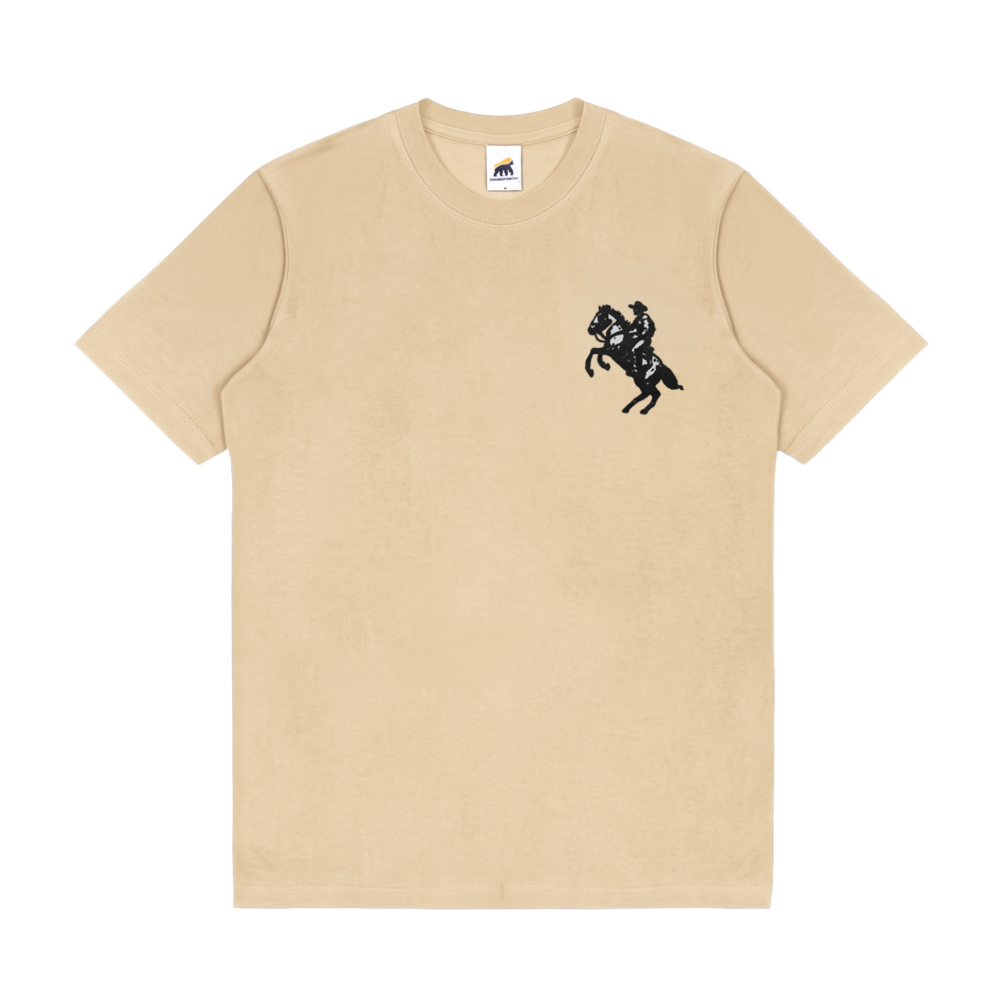 House of Smith Kaos Pria Lengan Pendek - Stallion Tshirt Brown - T Shirt - Image 2