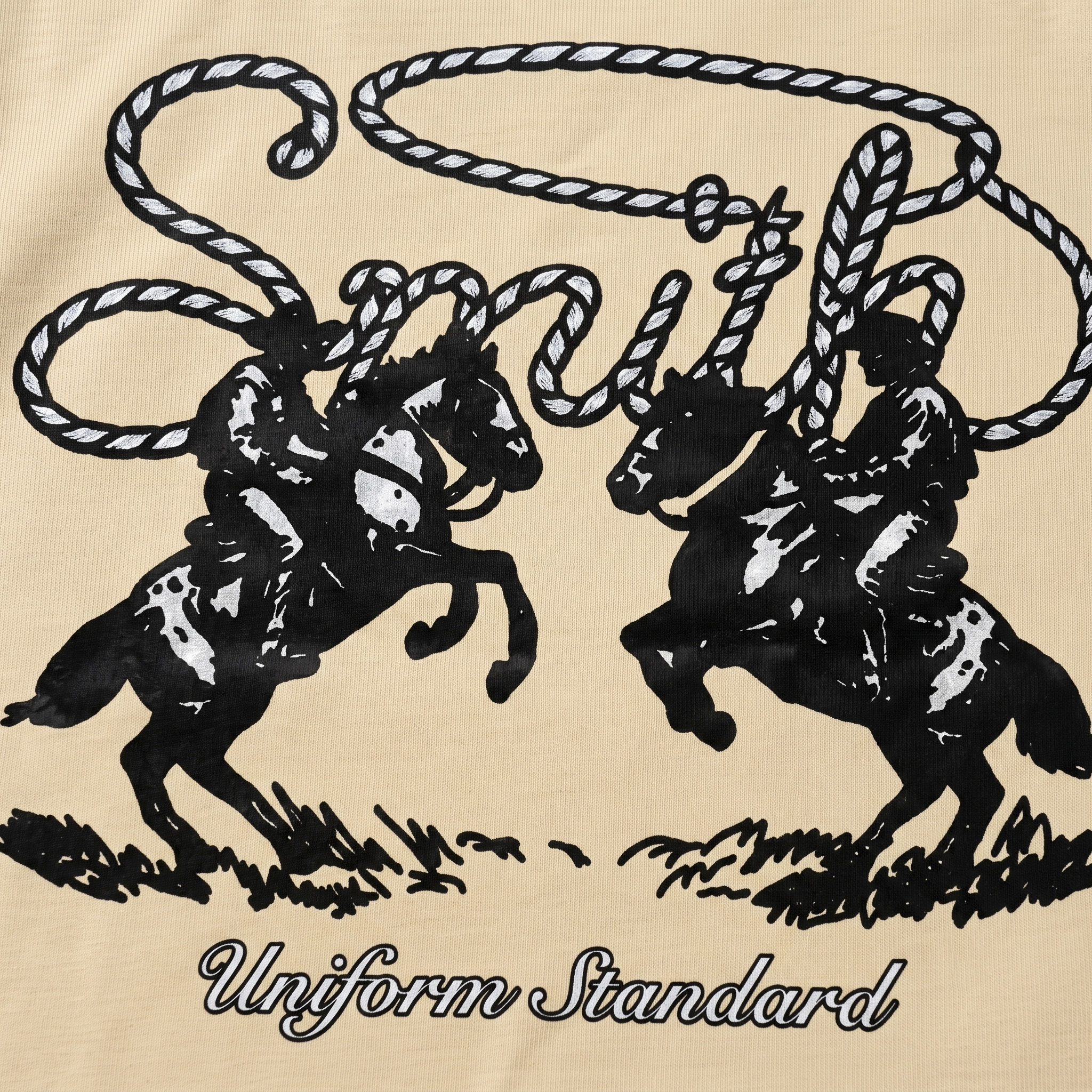 House of Smith Kaos Pria Lengan Pendek - Stallion Tshirt Brown - T Shirt - Image 3