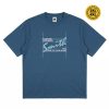 House of Smith Kaos Pria Lengan Pendek - Baseline Tshirt Moon Blue - T Shirt