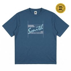 House of Smith Kaos Pria Lengan Pendek - Baseline Tshirt Moon Blue - T Shirt