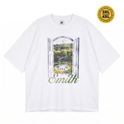 House of Smith Kaos Oversize Pria - Royal Landing Oversized Tshirt White - Oversize T Shirt