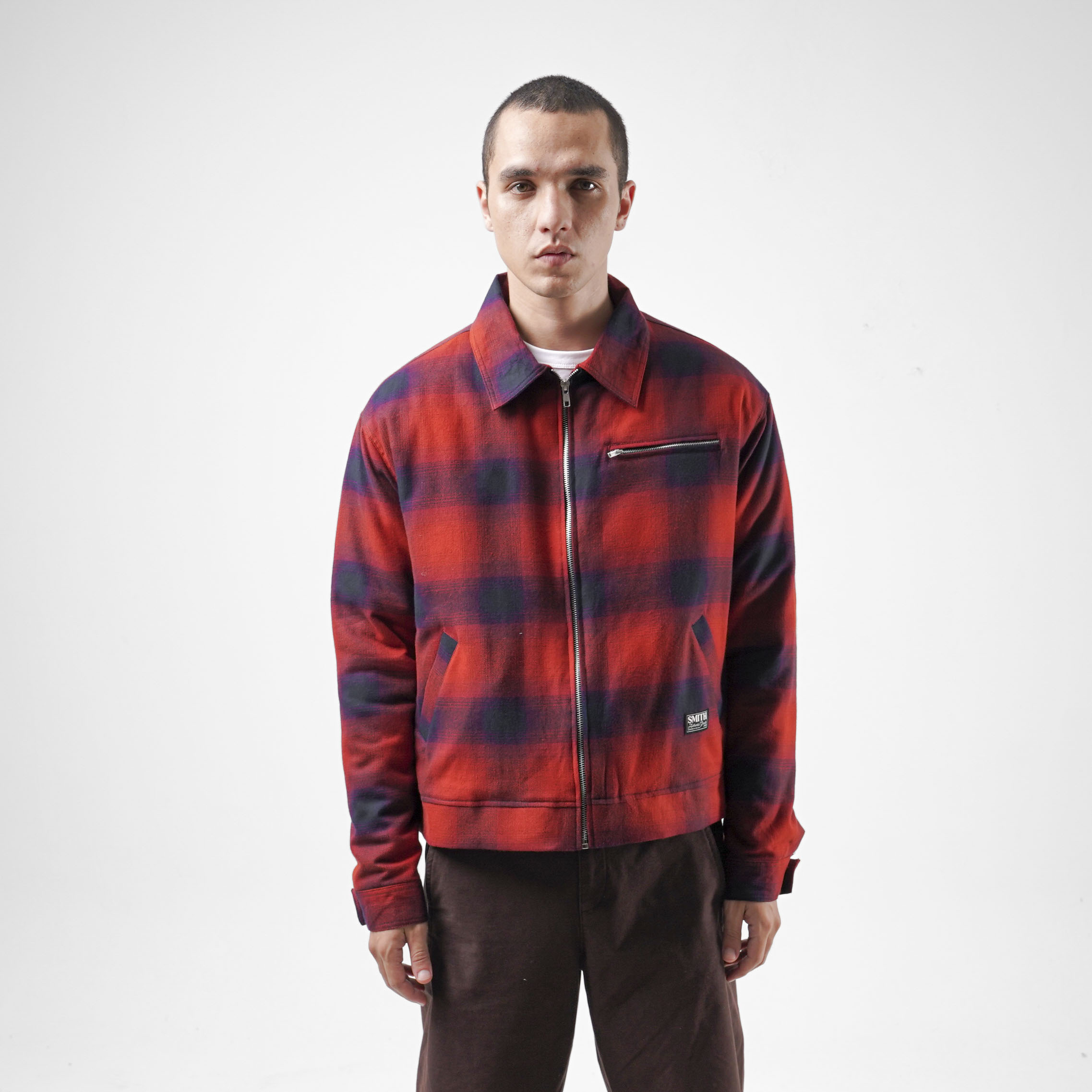 House of Smith Jaket Pria - Flamos Boxy Jacket - Flannel Jacket Boxy - Image 8