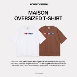 House of Smith Kaos Oversize Pria - Maison Oversized Tshirt - Oversize T Shirt
