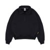 House of Smith Sweater Pria - Hans Quarter Zip Black #2 - Halfzip