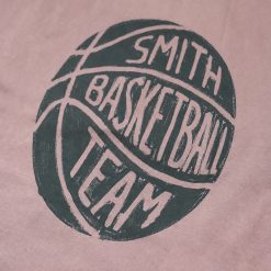 House of Smith Kaos Oversize Pria - Basket Team Oversized Tshirt Dusty Pink - Oversize T Shirt - Image 3