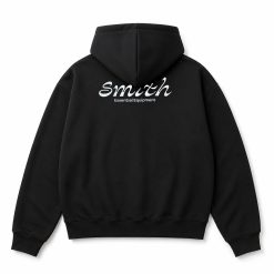 Alternative view of House of Smith Sweater Hoodie Boxy Pria - Coria Zipper Boxy Hoodie Black