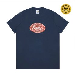 House of Smith Kaos Pria Lengan Pendek - Athletic Badge Tshirt Navy - T Shirt