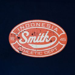 Alternative view of House of Smith Kaos Pria Lengan Pendek - Athletic Badge Tshirt Navy - T Shirt