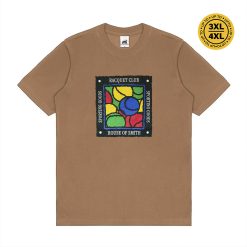 House of Smith Kaos Pria Lengan Pendek - Club Mosaic Tshirt Cappucino - T Shirt