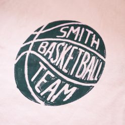 Alternative view of House of Smith Kaos Oversize Pria - Basket Team Oversized Tshirt Dusty Pink - Oversize T Shirt