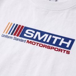Alternative view of House of Smith Kaos Oversize Pria - Speed Stripe Oversized Tshirt White - Oversize T Shirt