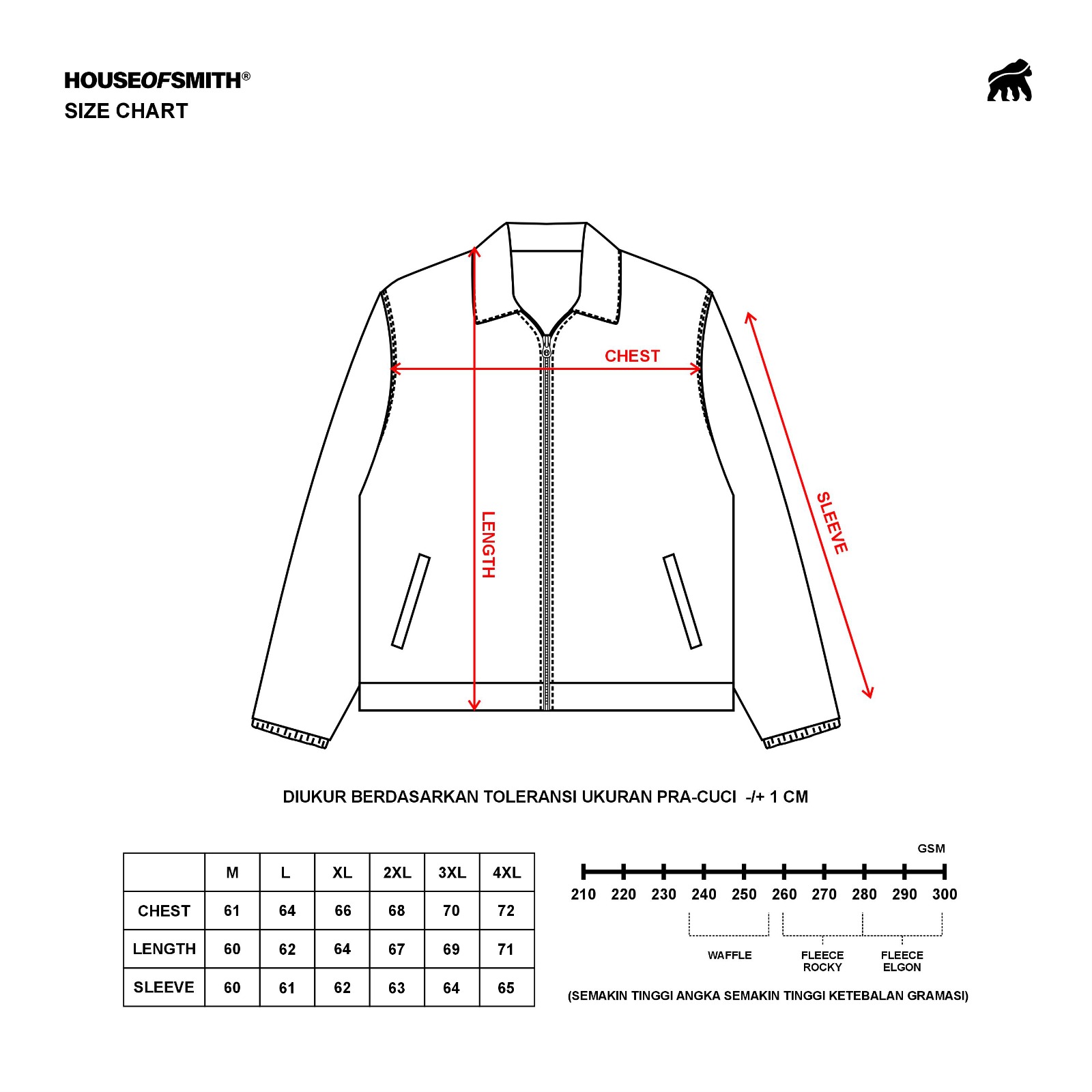 House of Smith Jaket Pria - Switchback Reversible Plaid Jacket - Jacket - Image 8