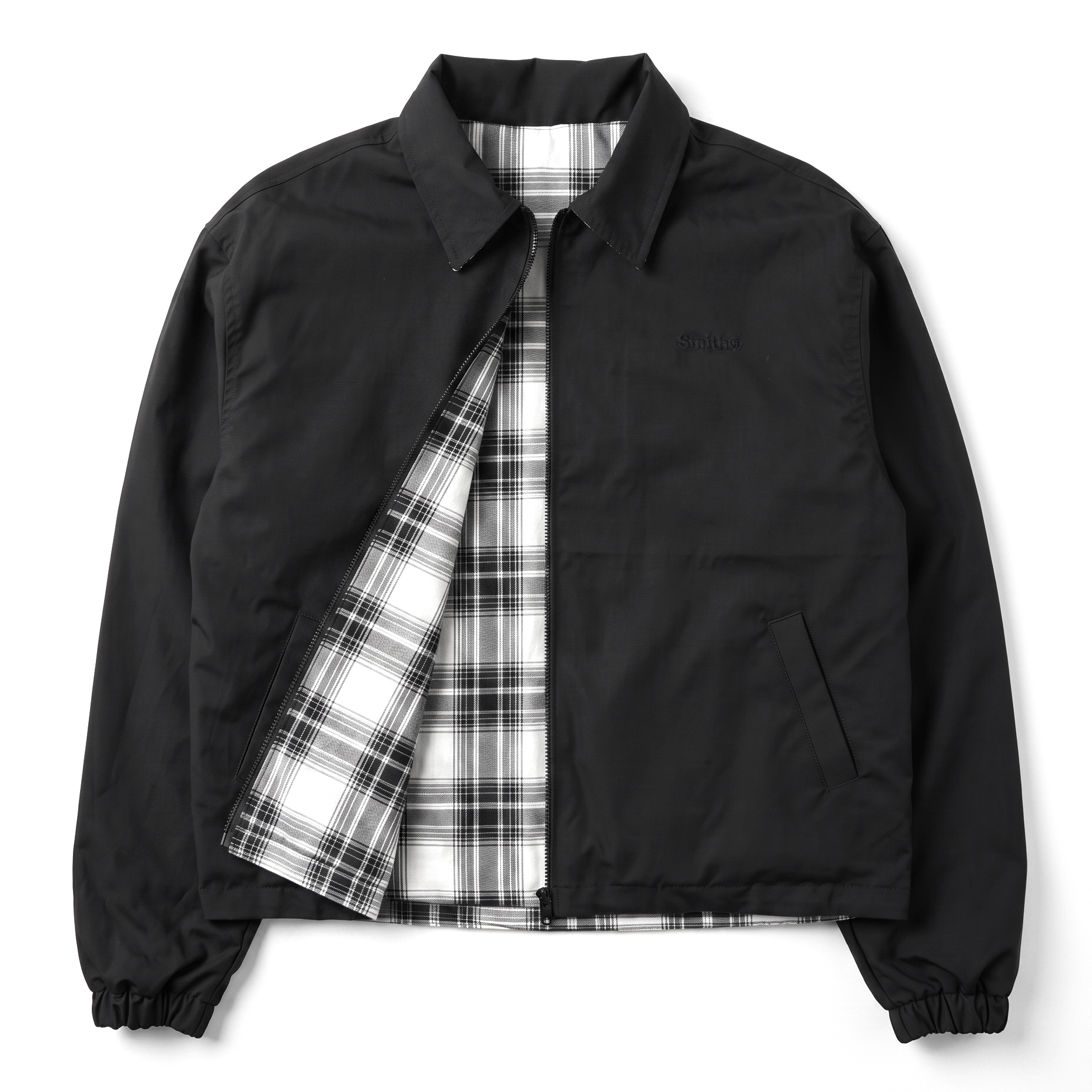 House of Smith Jaket Pria - Switchback Reversible Plaid Jacket - Jacket - Image 2