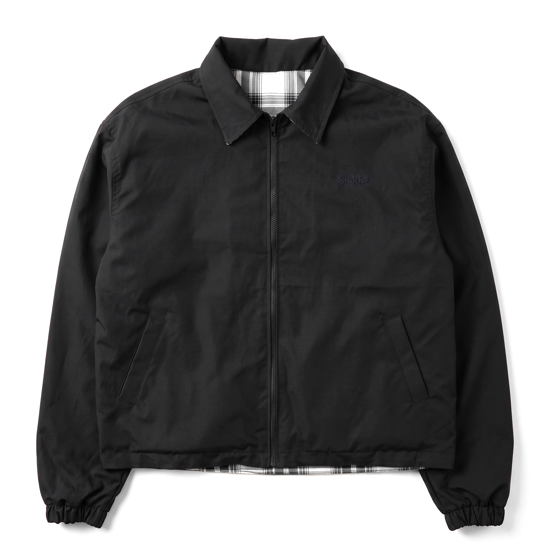 House of Smith Jaket Pria - Switchback Reversible Plaid Jacket - Jacket - Image 4