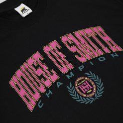 Alternative view of House of Smith Kaos Pria Lengan Pendek - Hos Champ Tshirt Black - T Shirt