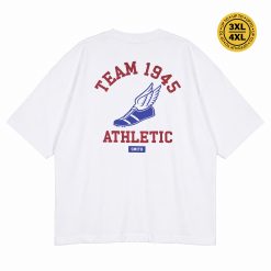 House of Smith Kaos Oversize Pria - 45 Athletic Oversized Tshirt White - Oversize T Shirt