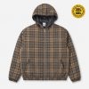 House of Smith Jacket Hoodie Flannel Boxy Zipper Pria - Backwood Plaid Jacket - Jacket