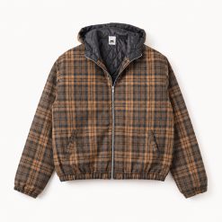 Alternative view of House of Smith Jacket Hoodie Flannel Boxy Zipper Pria - Backwood Plaid Jacket - Jacket