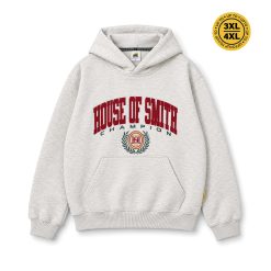 House of Smith Sweater Hoodie Pria - Hos Champ Hoodie Heather Grey