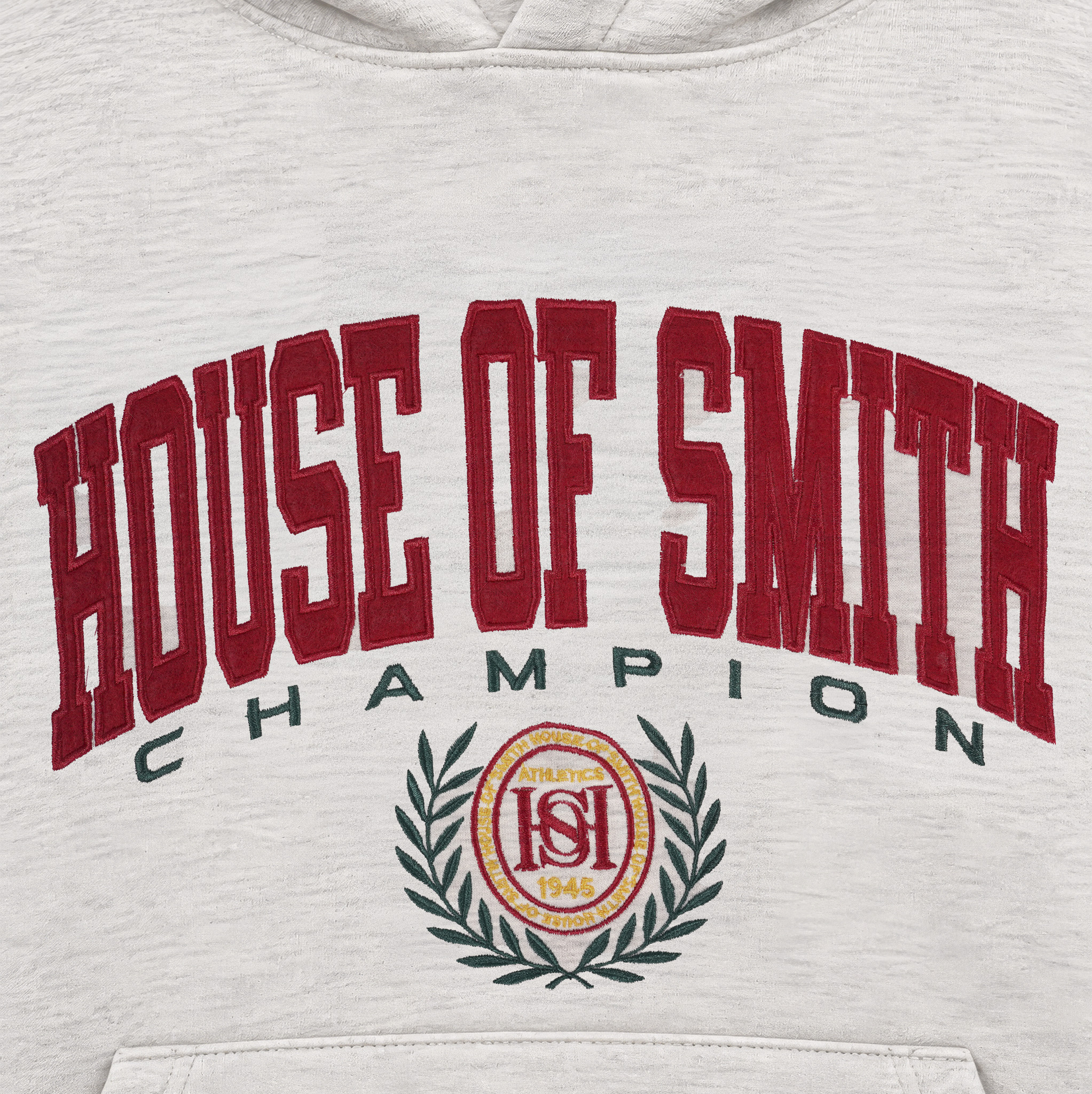 House of Smith Sweater Hoodie Pria - Hos Champ Hoodie Heather Grey - Image 2