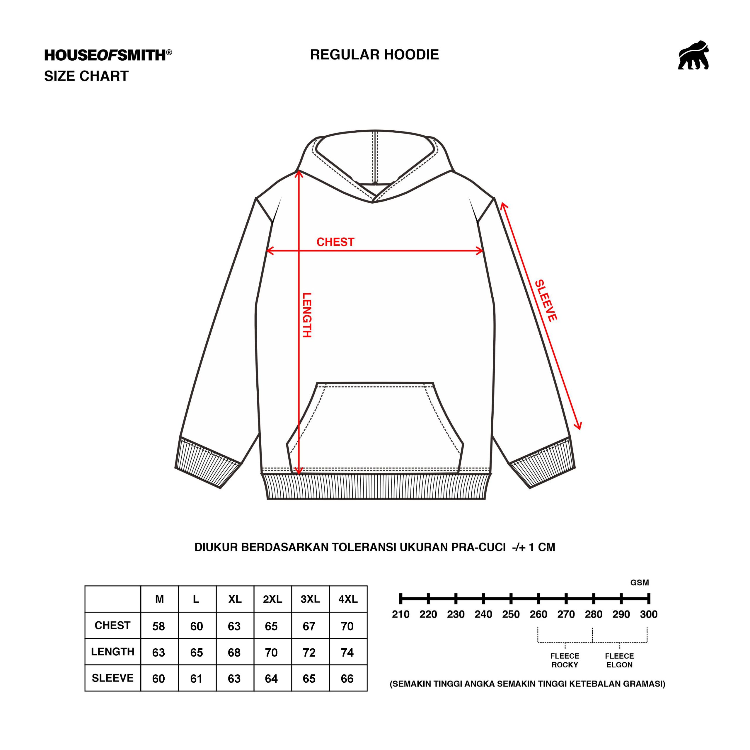 House of Smith Sweater Hoodie Pria - 45 Arch Hoodie Heather Grey - Image 4