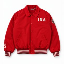 House of Smith Jaket Varsity Pria - 45 Collegiate Varsity Jacket Red - Jacket